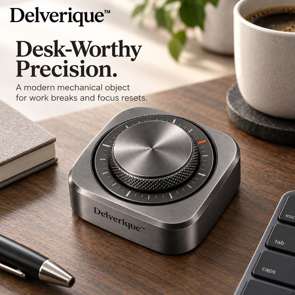 Delverique™ Index Mechanical Detent Dial Toy