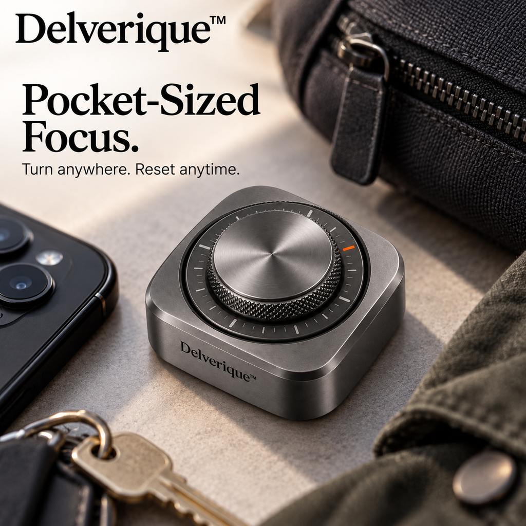 Delverique™ Index Mechanical Detent Dial Toy