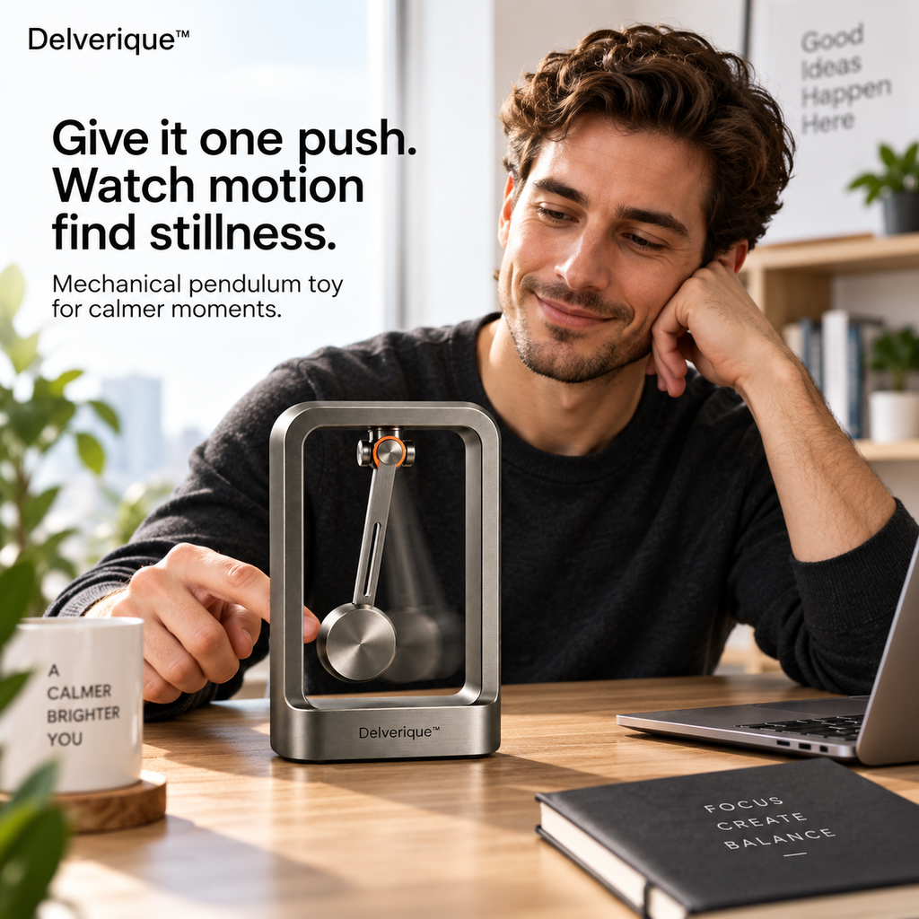 Delverique™ Tempo Mechanical Pendulum Toy