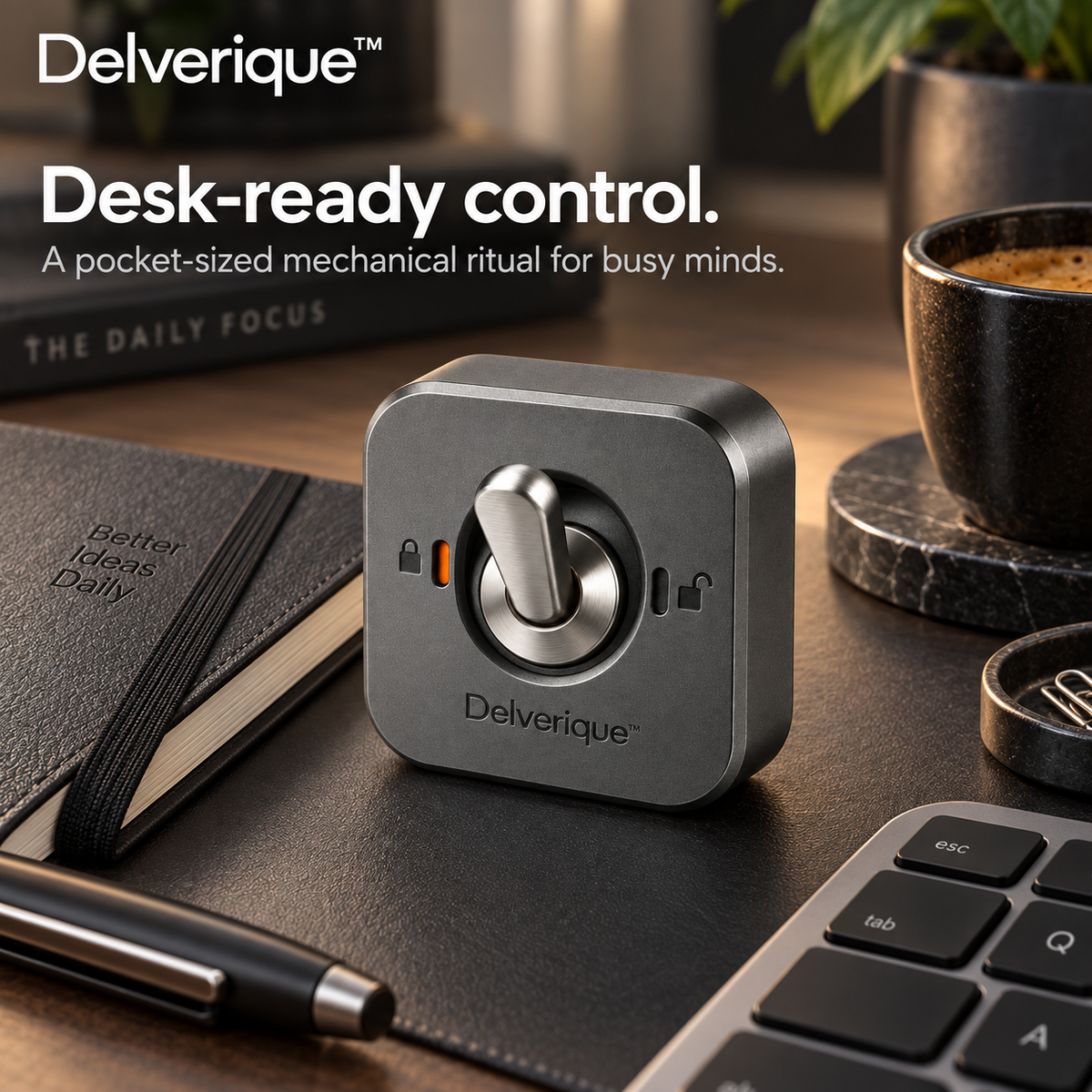 Delverique™ Latch Mechanical Toggle Toy